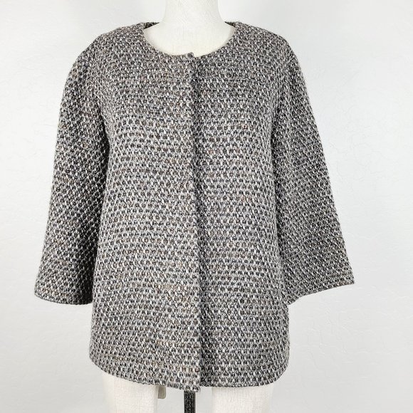 Eileen Fisher Jackets & Blazers - Eileen Fisher Wool Blend Woven Blazer Jacket